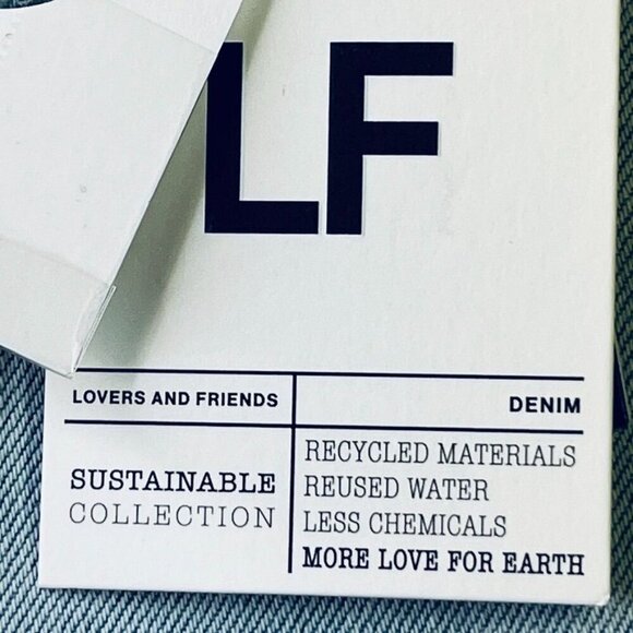 Lovers And Friends Reece High Rise Rigid Slim Straight Jean Size 31 Button Fly - Picture 5 of 13